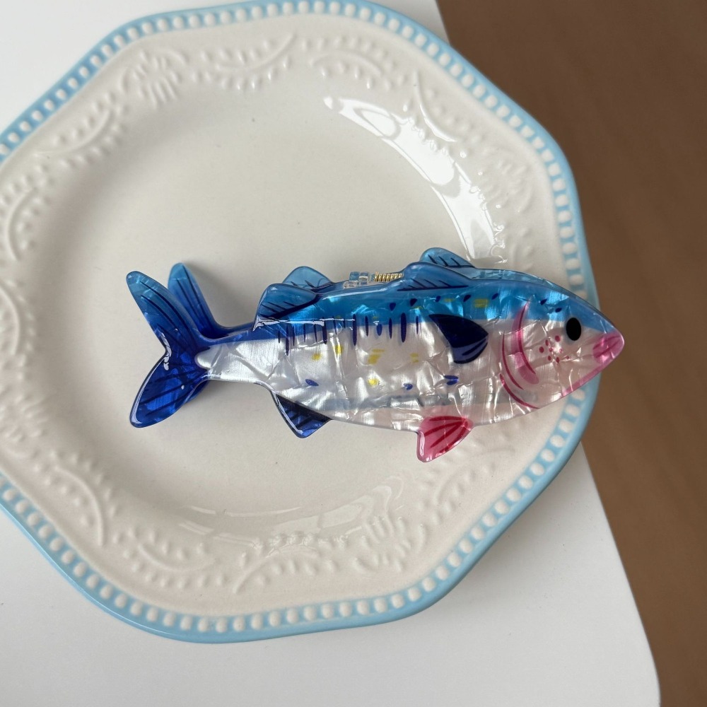 Lifestyle In Korean - Haarspeld Oceaan Dier Haarklem Tonijn Pvc