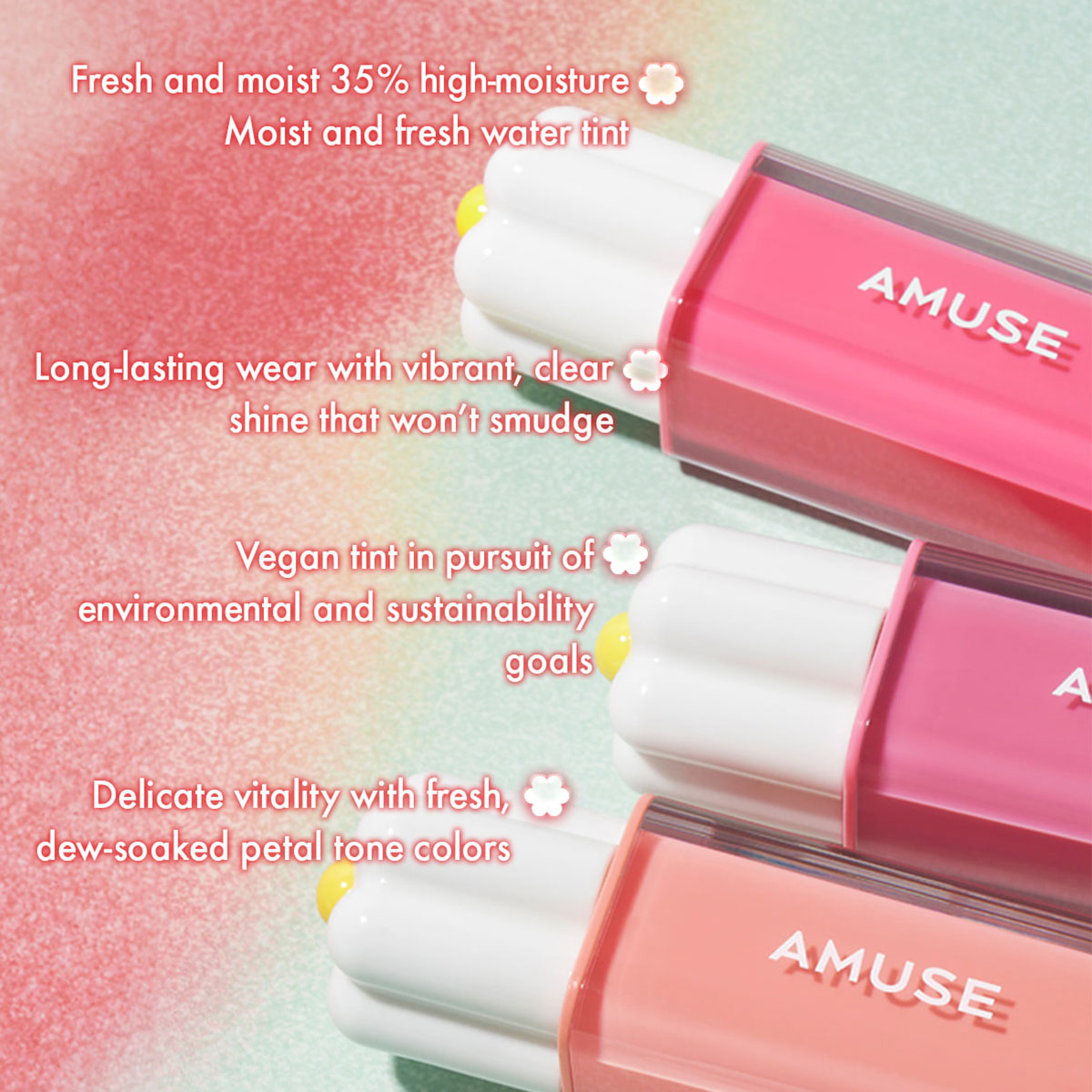 [ClearanceSale] AMUSE DEW TINT - Lip Tint Korean recensie en prijs
