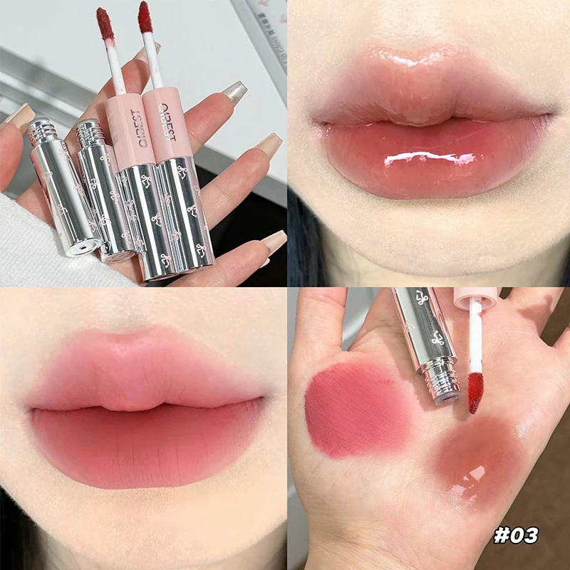QIBEST Dubbelkop Matte Fluweel - Lip Tint Korean recensie en prijs